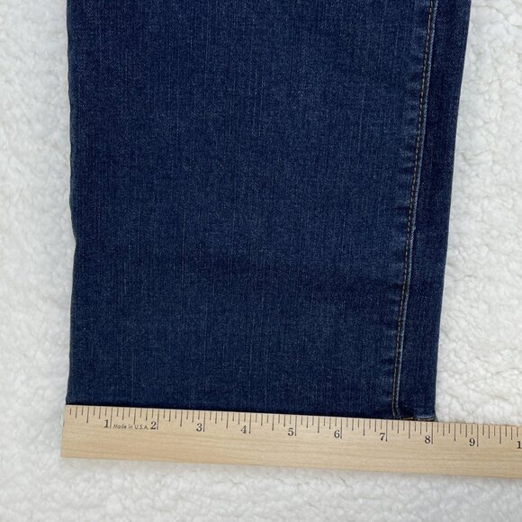 Chaps Ralph Lauren Womens Sz 8/29 Crop Kick Jeans Straight Leg Mid Rise 28x25 - Picture 9 of 14